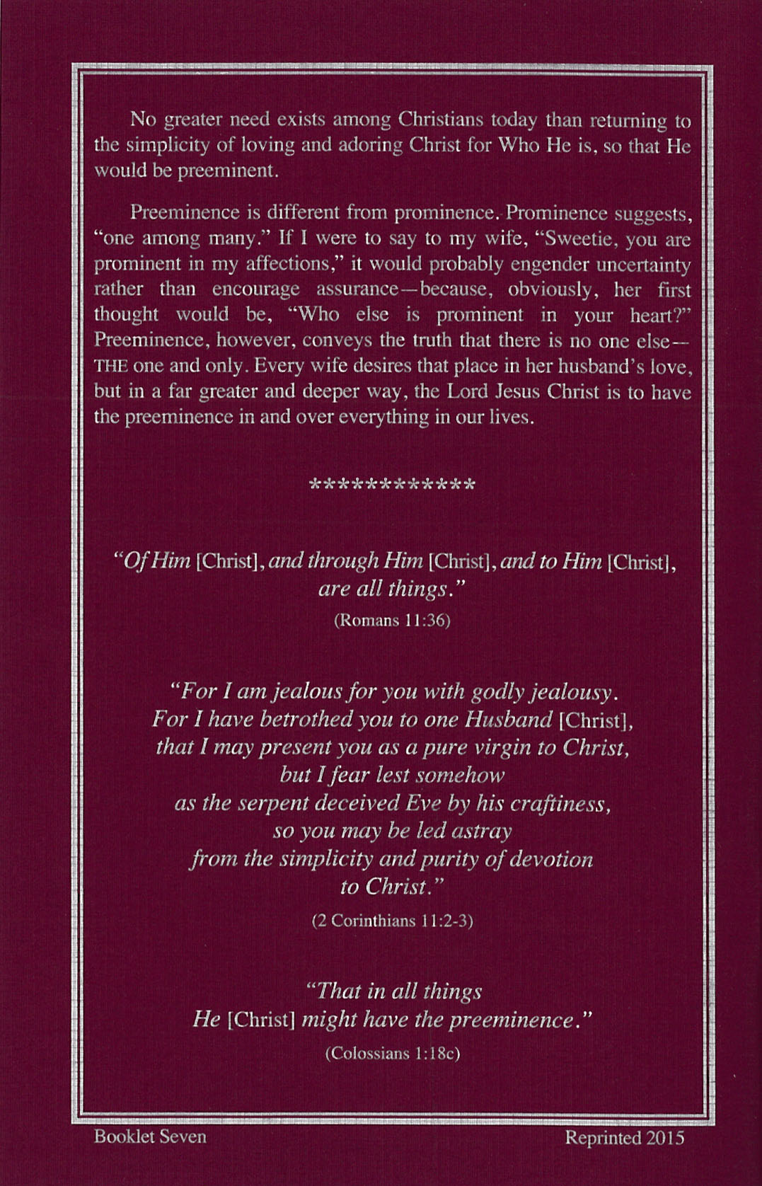 Back Cover